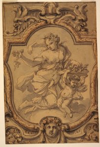 Conception pour un plafond peint - Unknown